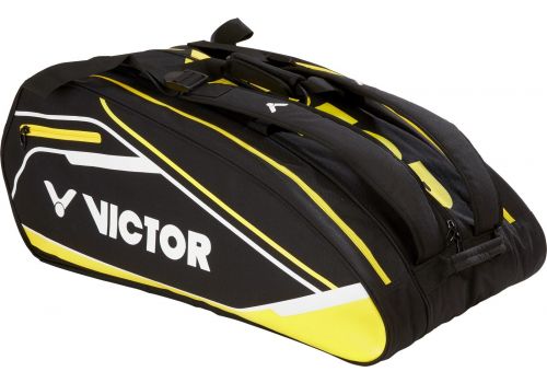 Victor 12 Racket Bag 9039 (Black and Yellow)